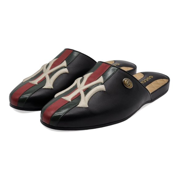 Gucci x NY Yankees Leather Loafers - Picture 2 of 10